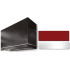 AGA SoHo Collection AH4830LGEPCRPC - LOGE 48 Inch Wall Mount Range Hood in Front View