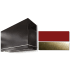 AGA Loge Series SoHo Collection AH4842LGEPCRAB - LOGE 48 Inch Wall Mount Range Hood in Front View