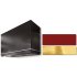 AGA Loge Series SoHo Collection AH4842LGEPCRPB - LOGE 48 Inch Wall Mount Range Hood in Front View