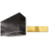 AGA Loge Series Classic Color Collection AH4854LGEBLKPB - LOGE 48 Inch Wall Mount Range Hood in Front View