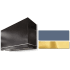 AGA Loge Series SoHo Collection AH4854LGESTBPB - LOGE 48 Inch Wall Mount Range Hood in Front View
