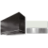 AGA Loge Series Classic Color Collection AH4854LGEWHTBN - LOGE 48 Inch Wall Mount Range Hood in Front View
