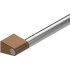 Fisher &amp; Paykel AHP3OBWBVB30DC - Professional Round Flush Handle, 30" for Wall Ovens and Companions