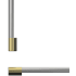 Fisher &amp; Paykel AHP3RD3084WBA - Professional Round Flush Handle Kit for Integrated Refrigerator Freezer, 30"