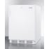 AccuCold AL650LW - 24 Inch Compact Refrigerator Angled View