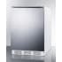 AccuCold CT66LWSSHHADA - 24 Inch Compact Refrigerator Angled View