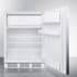 AccuCold CT66LWSSHHADA - 24 Inch Compact Refrigerator Adjustable Shelves