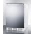 Summit CT661WSSHHADA - 24 Inch Compact Refrigerator Professional Stainless Steel Horizontal Handle