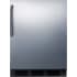 Summit CT663BKCSSADA - 24 Inch Built-In Compact Refrigerator