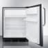 Summit CT663BKCSSADA - 24 Inch Built-In Compact Refrigerator Freezer Compartment