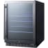 Summit ALBV2466 - 24 Inch Built-In Commercial Beverage Center Fully Finished Black Cabinet