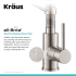 Kraus Bolden Series KPF1610SFSCH - Single Handle Commercial Style Pull Down Kitchen Faucet KRAUS Spot Free