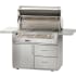 Alfresco Deluxe Cart ALXE42SZCDLP - Freestanding LXE Grill on Deluxe Cart
