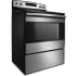 Amana AER6603SFS - 30 Inch Electric Range in Black-on-Stainless from Amana