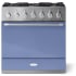 AGA Mercury SoHo Collection AMC36DFCBB - 36 Inch Freestanding Dual Fuel Range with 5 Sealed Burners in Front View