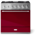 AGA Mercury SoHo Collection AMC36DFCNB - 36 Inch Freestanding Dual Fuel Range with 5 Sealed Burners in Front View