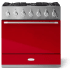 AGA Mercury SoHo Collection AMC36DFPCR - 36 Inch Freestanding Dual Fuel Range with 5 Sealed Burners in Front View