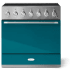 AGA Mercury SoHo Collection AMC36INSAL - 36 Inch Freestanding Induction Range with 5 Elements (Front View)