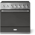 AGA Mercury SoHo Collection AMC36INSLT - 36 Inch Freestanding Induction Range with 5 Elements (Front View)