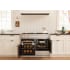 AGA Mercury SoHo Collection AMC48DFPCR - 48 Inch Freestanding Dual Fuel Range with 5 Sealed Burners in Oven Interior Opened View