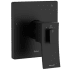 Rohl Zendo TZOTQ45BK - 1/2 Inch Therm &amp; Pressure Balance Trim With 5 Functions in Black
