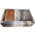Nantucket Sinks Pro Series APPS322116 - 33 Inch Pro Series Single Bowl Farmhouse Apron Front Stainless Steel Kitchen Sink