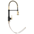 ZLINE APLKFZMBCB - Pull Down Spring Single Handle Kitchen Faucet in Matte Black and Champagne Bronze