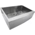 Nantucket Sinks Pro Series APRON302010SR16 - 30 Inch Pro Series Single Bowl Farmhouse Apron Front Stainless Steel Kitchen Sink Angled View