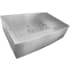 Nantucket Sinks Pro Series APRON33201016 - 33 Inch Pro Series Single Bowl Farmhouse Apron Front Stainless Steel Kitchen Sink Angled View