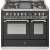 Steel Cucine Ascot Series AQY10SF4TANN - 40 Inch Freestanding Dual Fuel Range