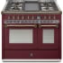 Steel Cucine Ascot Series AQY10SF4TBRB - 40 Inch Freestanding Dual Fuel Range