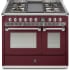 Steel Cucine Ascot Series AQY10SF4TBRN - 40 Inch Freestanding Dual Fuel Range