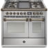 Steel Cucine Ascot Series AQY10SF4TSSB - 40 Inch Freestanding Dual Fuel Range