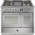 Steel Cucine Ascot Series AQY10SF4TSSC - 40 Inch Freestanding Dual Fuel Range