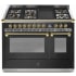 Steel Cucine Ascot Series AQY12SF4TMANO - 48 Inch Freestanding Dual Fuel Range