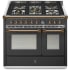 Steel Cucine Ascot Series AQY10SF4MANB - 40 Inch Freestanding Dual Fuel Range
