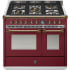 Steel Cucine Ascot Series AQY10SF4MBRB - 40 Inch Freestanding Dual Fuel Range