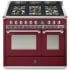 Steel Cucine Ascot Series AQY10SF4MBRN - 40 Inch Freestanding Dual Fuel Range