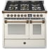 Steel Cucine Ascot Series AQY10SF4MNAB - 40 Inch Freestanding Dual Fuel Range