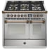 Steel Cucine Ascot Series AQY10SF4MSSB - 40 Inch Freestanding Dual Fuel Range