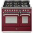 Steel Cucine Ascot Series AQY10SF6WBRN - 40 Inch Freestanding Dual Fuel Range
