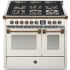 Steel Cucine Ascot Series AQY10SF6WNAB - 40 Inch Freestanding Dual Fuel Range
