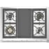 Steel Cucine Ascot Series AQY10SF4TSSB - 40 Inch Freestanding Dual Fuel Range 4 Sealed Brass Burners + Dual Frytop