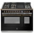 Steel Cucine Ascot Series AQY12SF4TMANB - 48 Inch Freestanding Dual Fuel Range