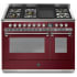 Steel Cucine Ascot Series AQY12SF4TMBRN - 48 Inch Freestanding Dual Fuel Range