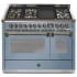 Steel Cucine Ascot Series AQY12SF4TMCEB - 48 Inch Freestanding Dual Fuel Range