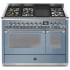 Steel Cucine Ascot Series AQY12SF4TMCEC - 48 Inch Freestanding Dual Fuel Range