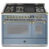 Steel Cucine Ascot Series AQY12SF4TMCEO - 48 Inch Freestanding Dual Fuel Range