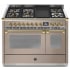 Steel Cucine Ascot Series AQY12SF4TMSAO - 48 Inch Freestanding Dual Fuel Range