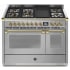 Steel Cucine Ascot Series AQY12SF4TMSSO - 48 Inch Freestanding Dual Fuel Range